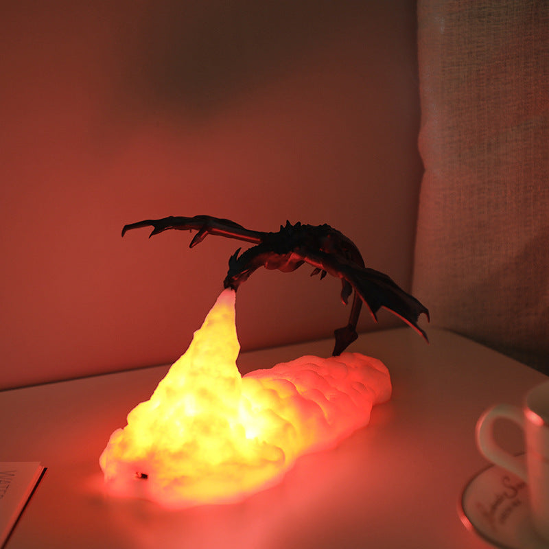 Dragon Breathing Lamp PearlNestDecor.com