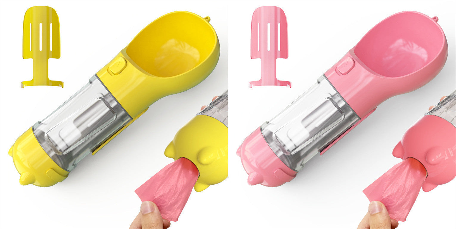 3-in-1 Portable Pet Water Bottle Pets Fashion