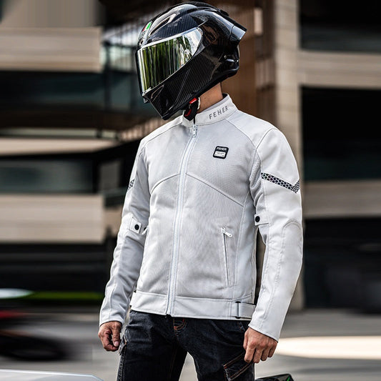 Motorcycle Cycling Clothing Mesh Breathable Jacket Men's Coat Best YouTube Store