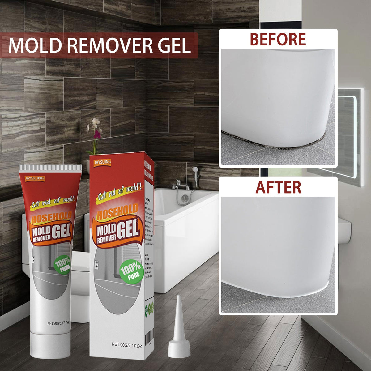 Toilet And Kitchen Mildew Removing Gel Mildew Removing Gel Tri Light Beauty