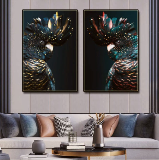 Animal Print Art Wall Painting Living Room Decor PearlNestDecor.com