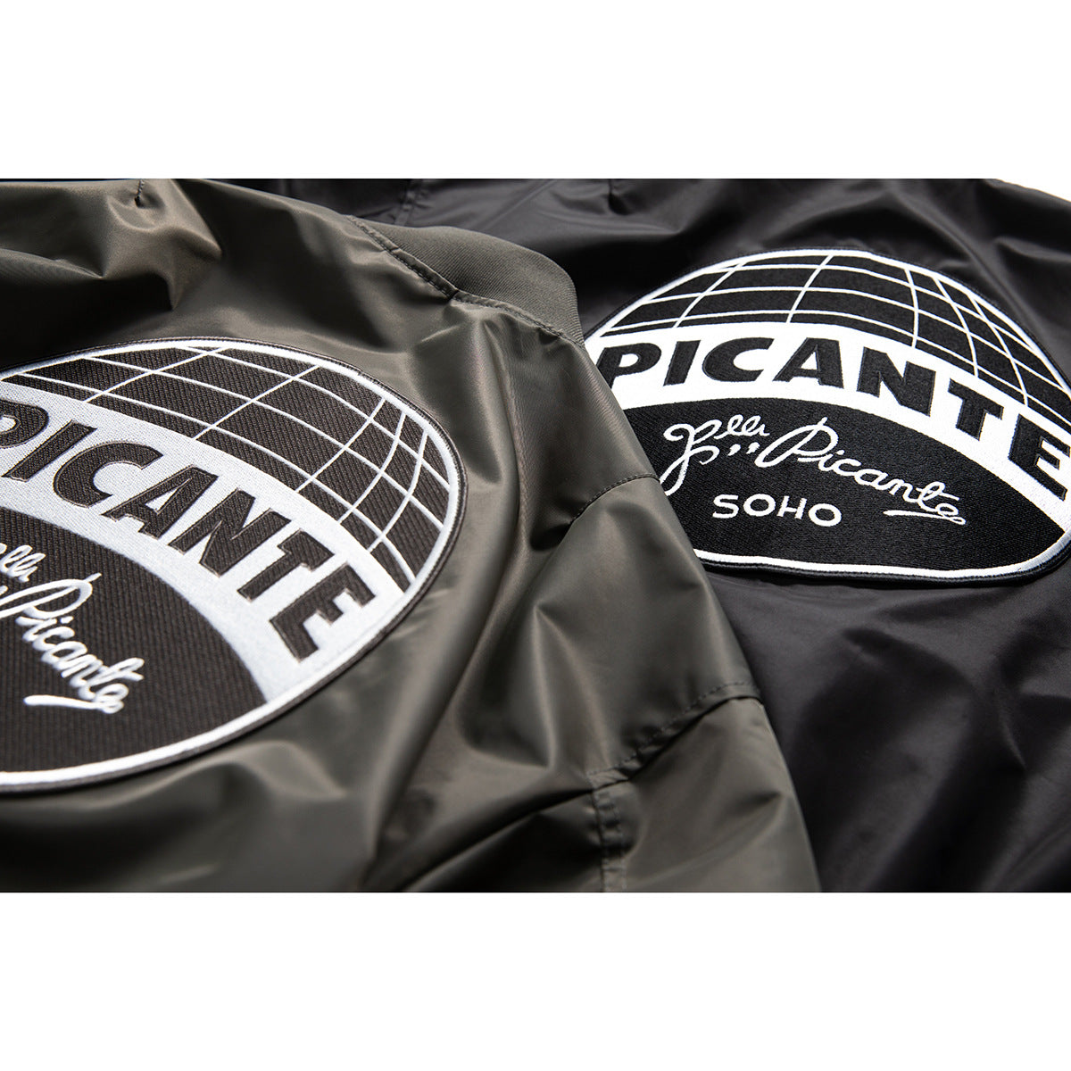 Men's Oversized Hip Hop Bomber Jacket for Spring/Fall Pi-Mart