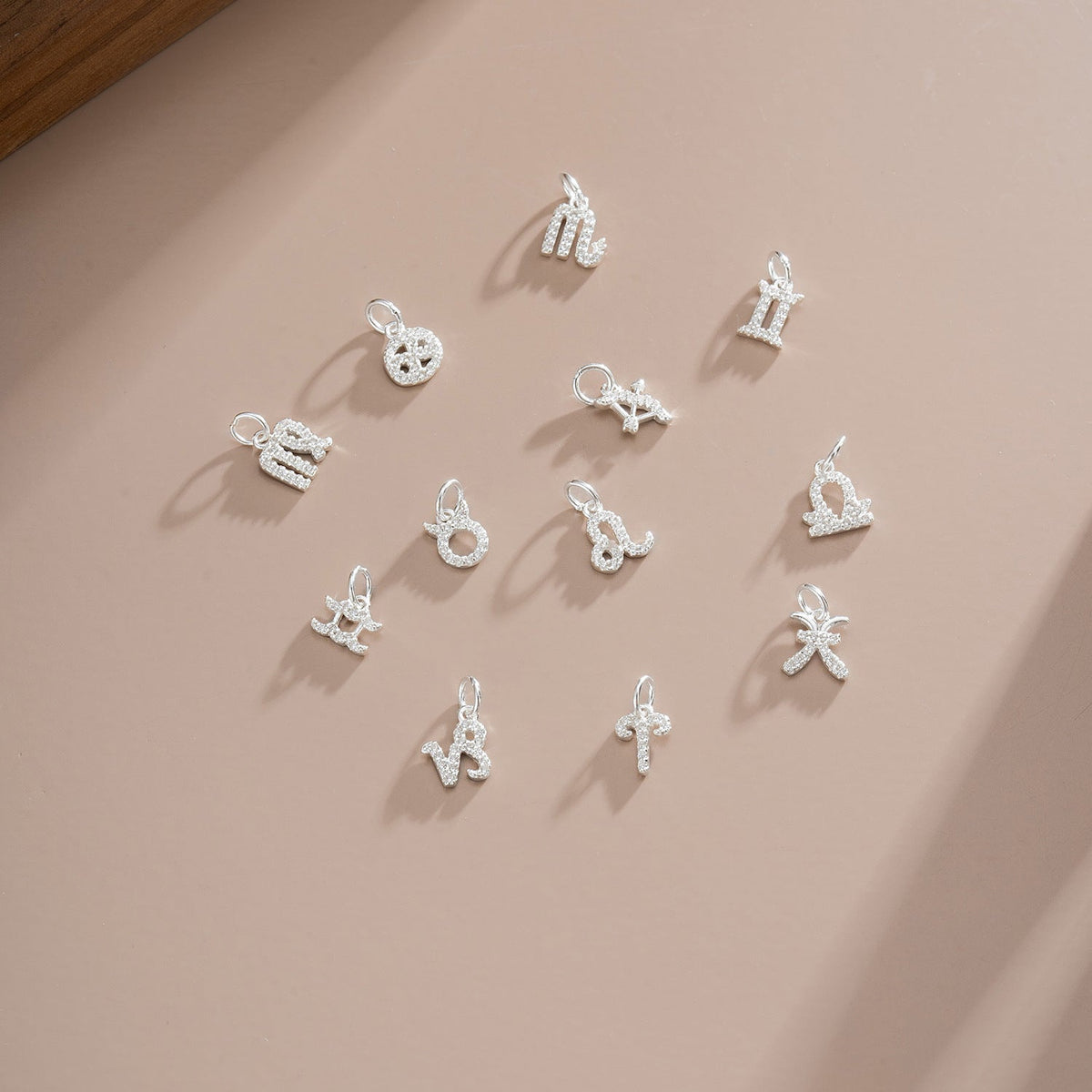 S925 Silver 12 Zodiac Sign Pendant LadyShow.Store