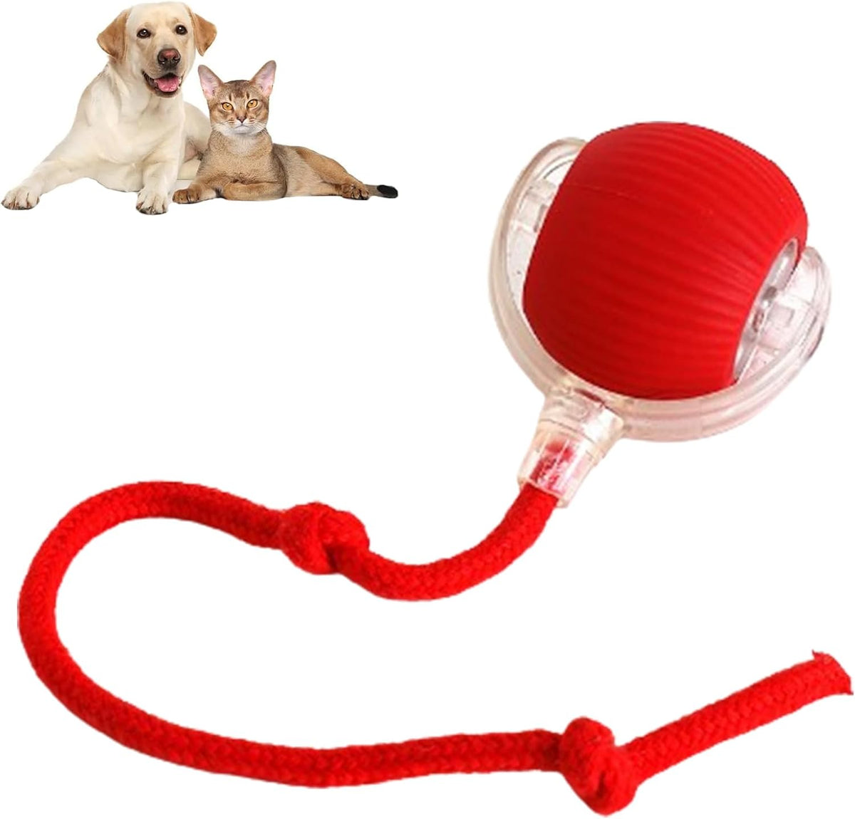 Rolling Ball Ball For Dogs Doggie Ball Interactive Dog Smart Ball Toy Interactive Cat Ball Toy 360  Smart Automatic Rolling Pet Ball Pets Fashion