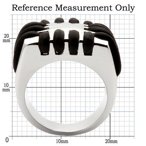 0W123 - Rhodium Brass Ring with No Stone LuxuryLifeWay Online Store