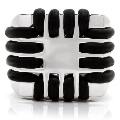 0W123 - Rhodium Brass Ring with No Stone LuxuryLifeWay Online Store