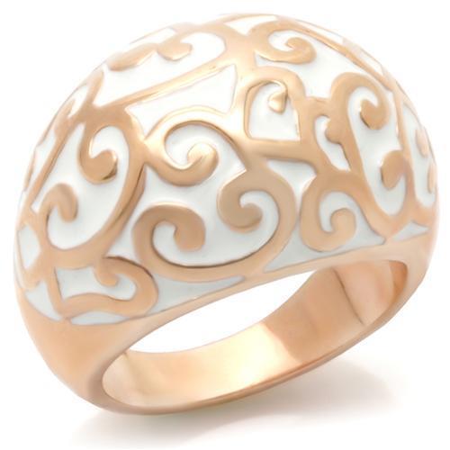 0W210 - Rose Gold Brass Ring with No Stone LuxuryLifeWay Online Store
