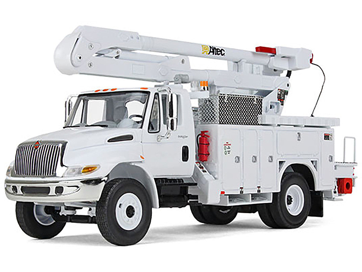 International DuraStar Utility Bucket Truck "Altec" White 1/34 Diecast Model by First Gear LuxuryLifeWay Online Store