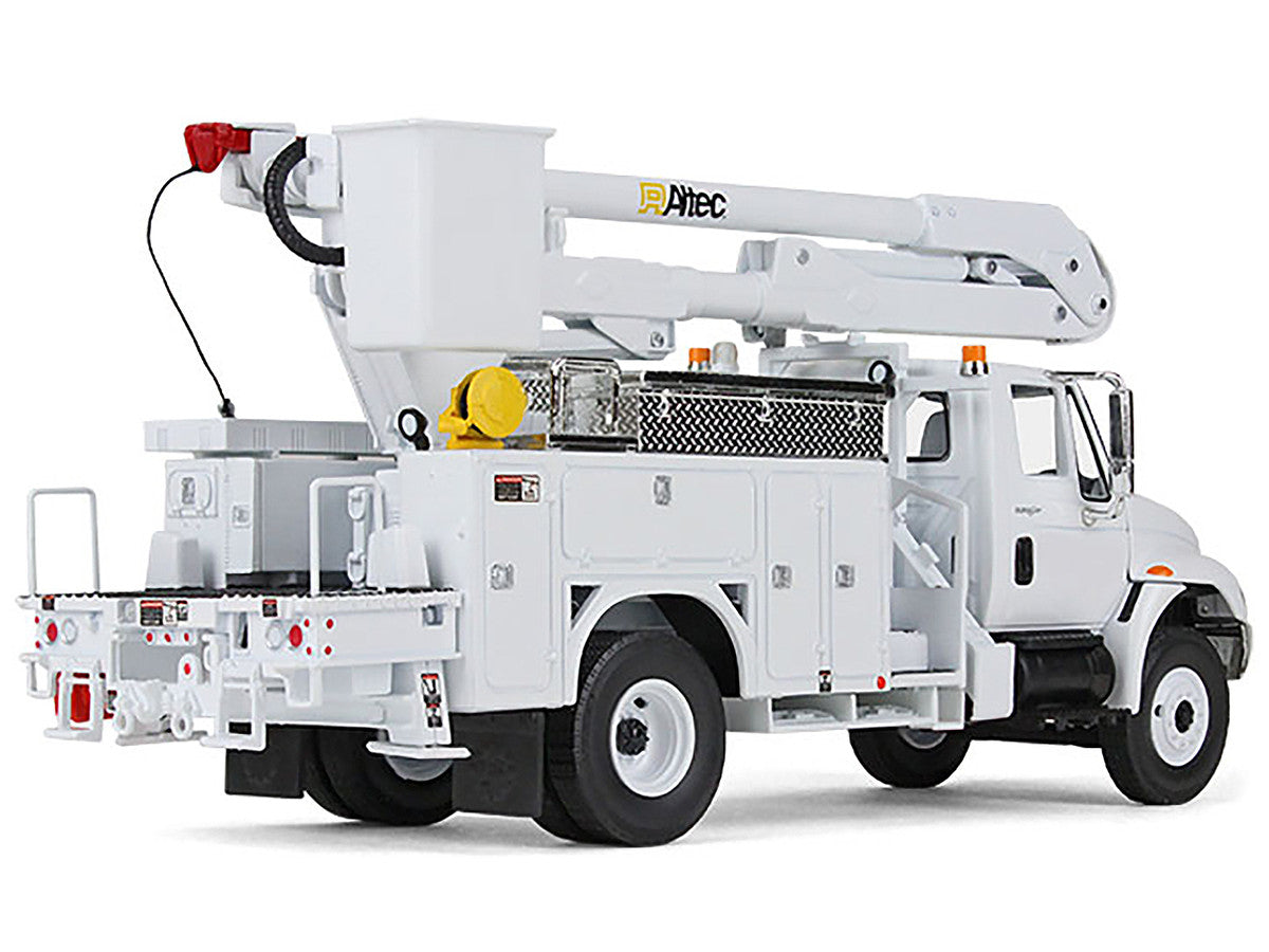 International DuraStar Utility Bucket Truck "Altec" White 1/34 Diecast Model by First Gear LuxuryLifeWay Online Store