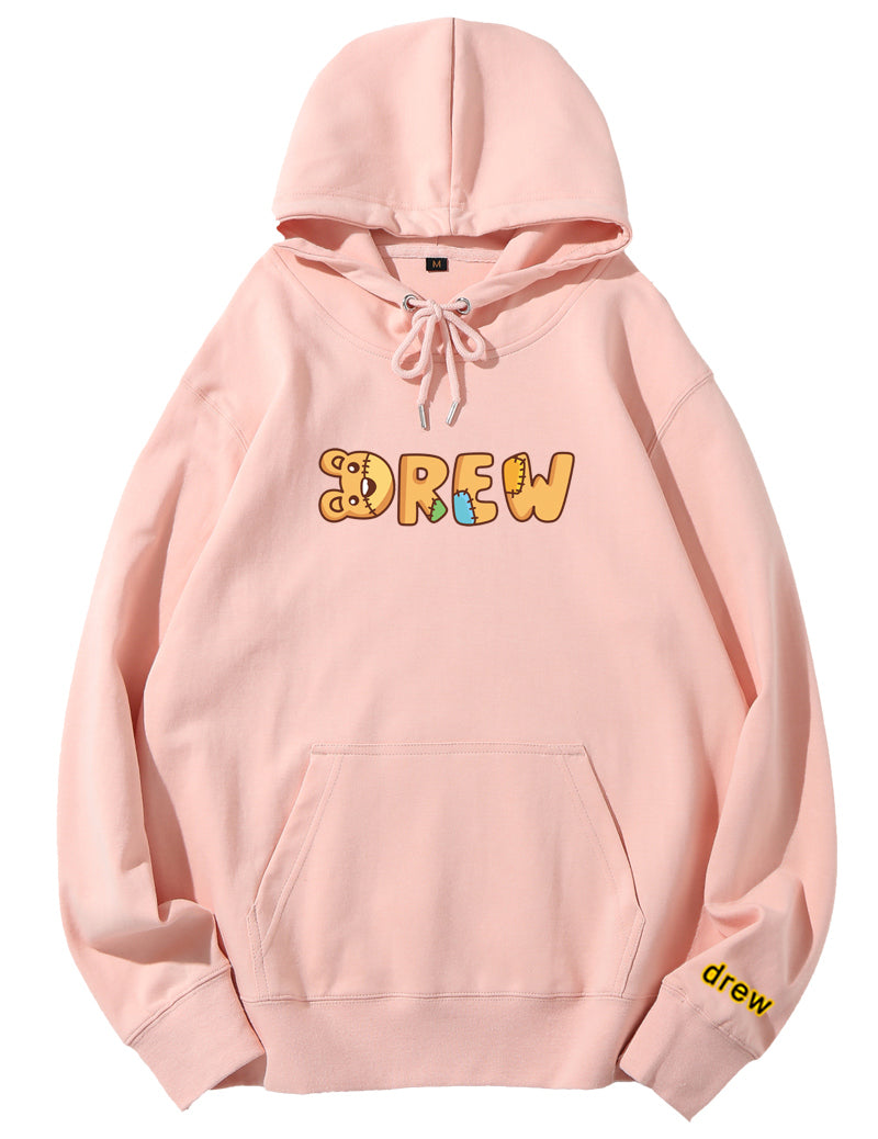 Men's Hip Hop Pink Hoodie Streetwear Clothing Sweatshirt Best YouTube Store