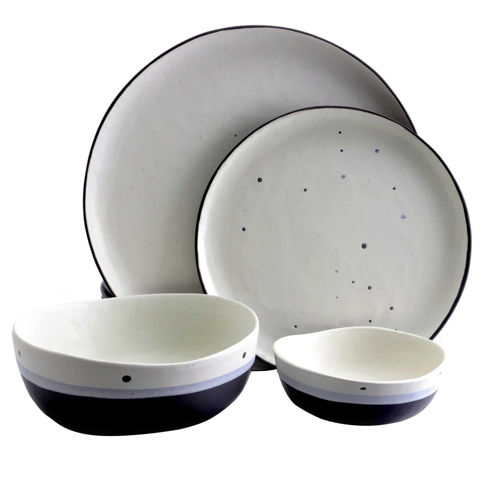 Gibson Elite Rhinebeck 16 Piece Stoneware Dinnerware Set LuxuryLifeWay Online Store