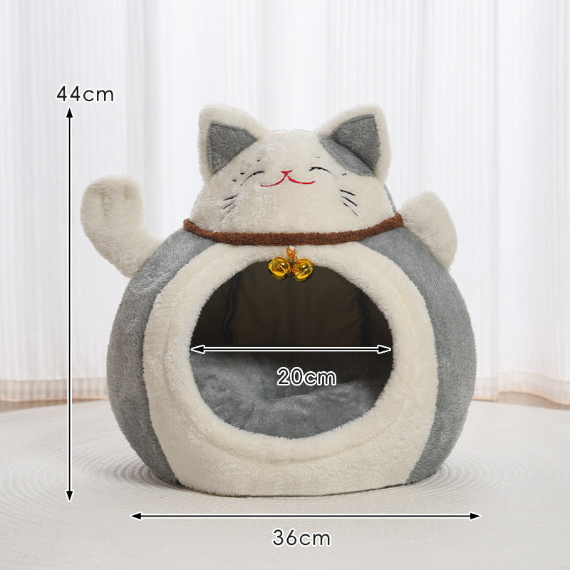 New Fortune Cat Bed Lucky Pet Nest Pets Fashion