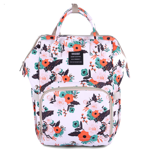 Printed multifunctional handbag
