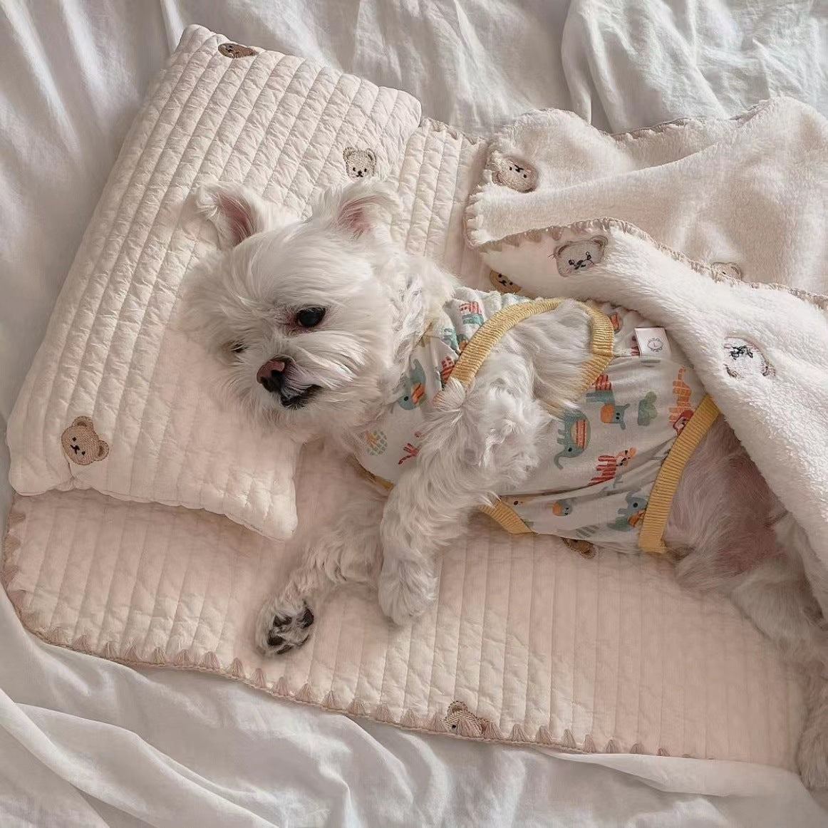 Fashion Square Mat Removable And Washable Dog Bed Pets Fashion