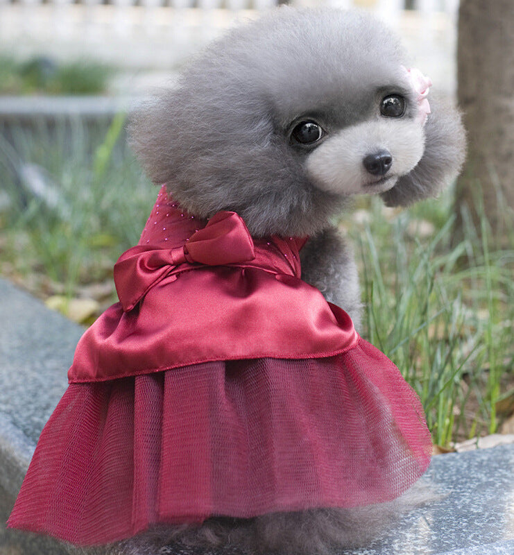 Dog wedding dress Pets Fashion