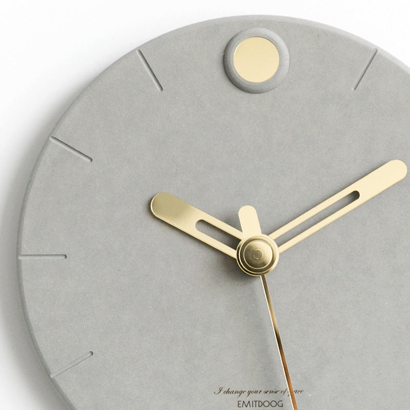 Simple creative wall clock PearlNestDecor.com