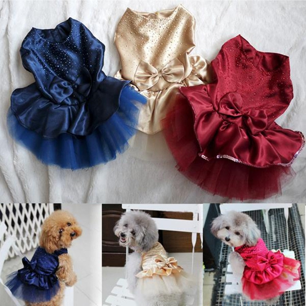 Dog wedding dress Pets Fashion