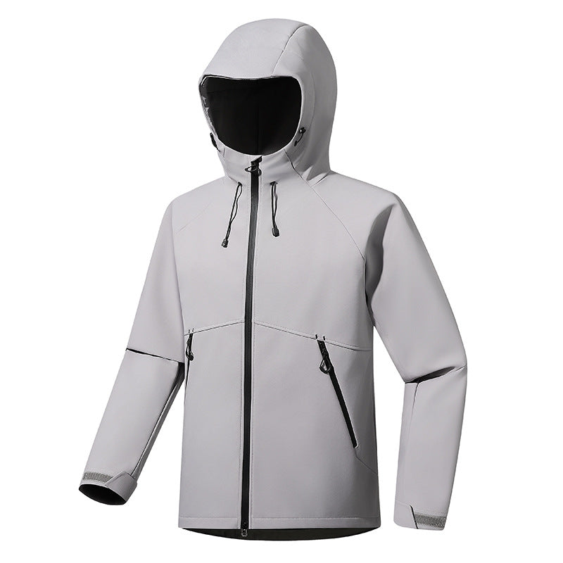 Men's Softshell Jacket 2026 New Spring And Autumn Windproof Waterproof Outdoor Sports Mountaineering Jacket Couple's Coat NorixaFashion.com