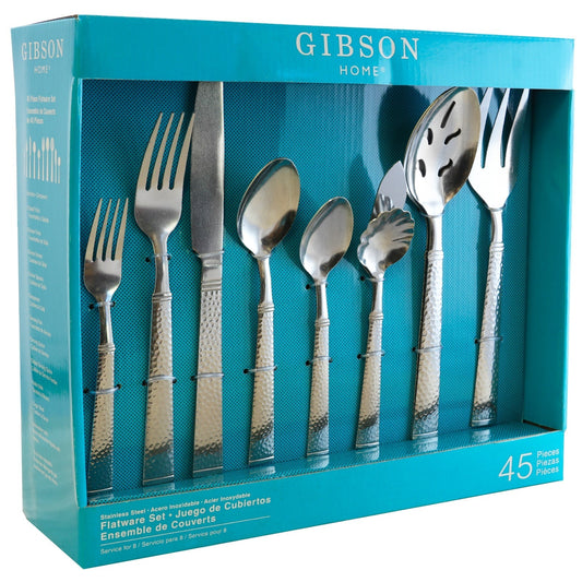 Gibson Home Prato 45 Piece Flatware Set LuxuryLifeWay Online Store