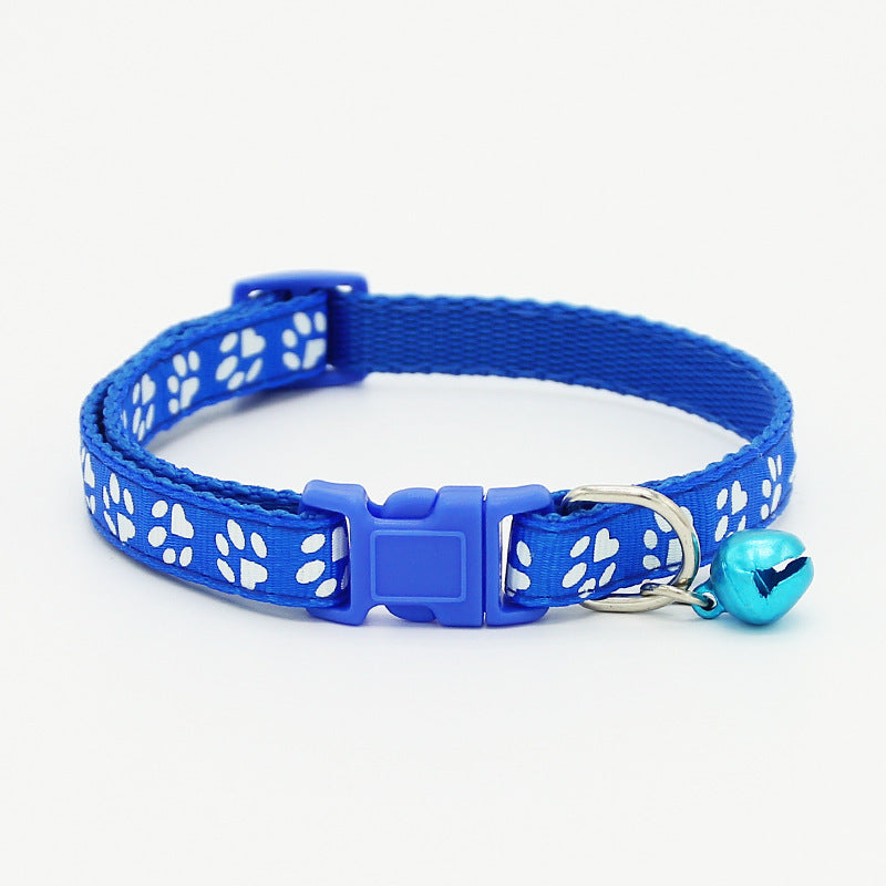 The pet cat wears a bell collar Pets Fashion