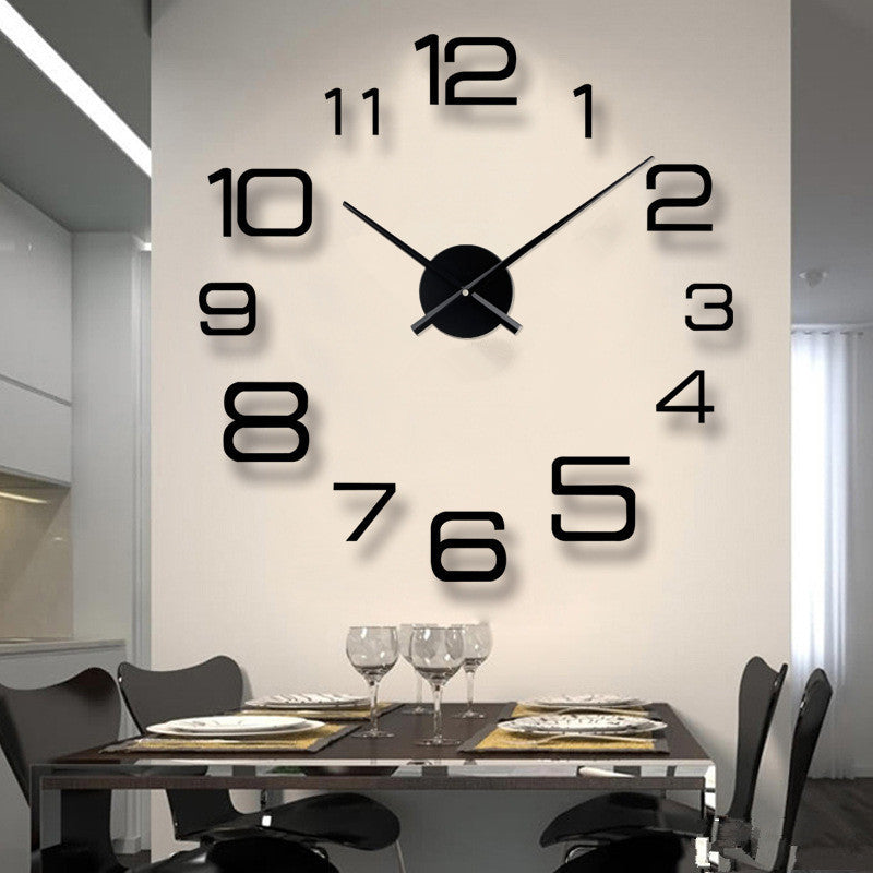 Creative Wall Sticker Decoration DIY Acrylic Clock PearlNestDecor.com