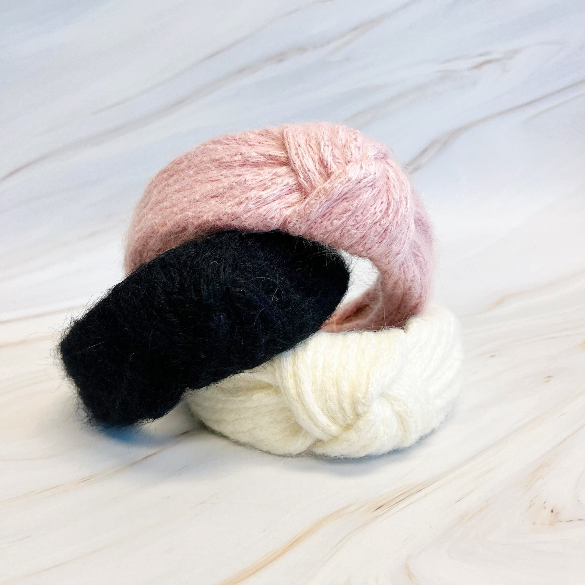 Cabled Knit Knotted Headband LadyShow.Store
