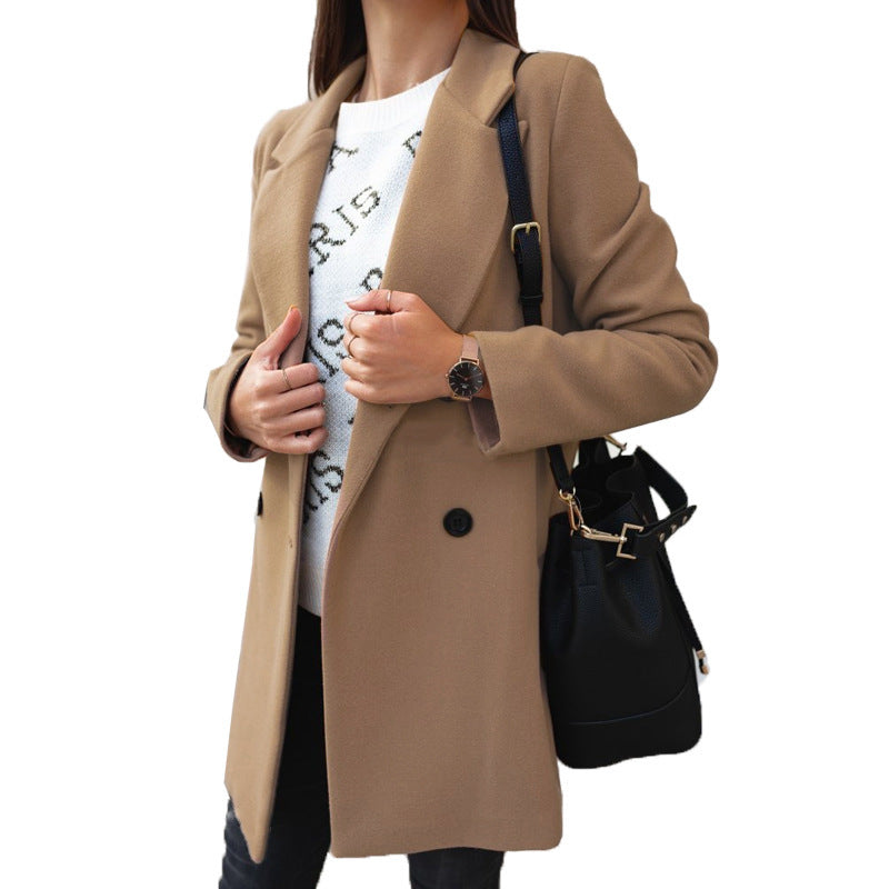 Classic Woolen Coat for Women NorixaFashion.com