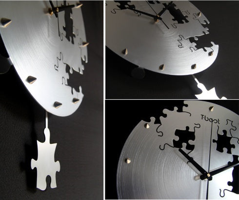 16 Inch Circilar Creative Wall Clock Art Wall Watch Modern Design Living Room And Bedroom Mute Clock Wall Home Decor Wall Clocks PearlNestDecor.com