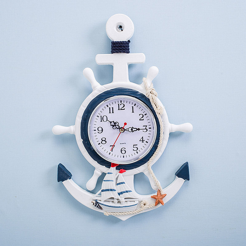 Anchor creative personality wall clock PearlNestDecor.com