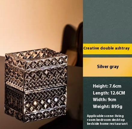 Bohemian Crystal Ashtray For Men's Gifts