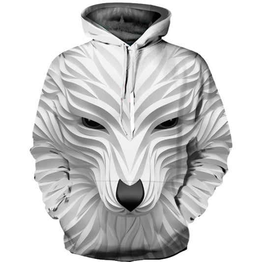Long Sleeve Hoodies Men Casual Pullovers Hooded Animal 3D Printed Streetwear Boys Sweatshirt Jackets CJD