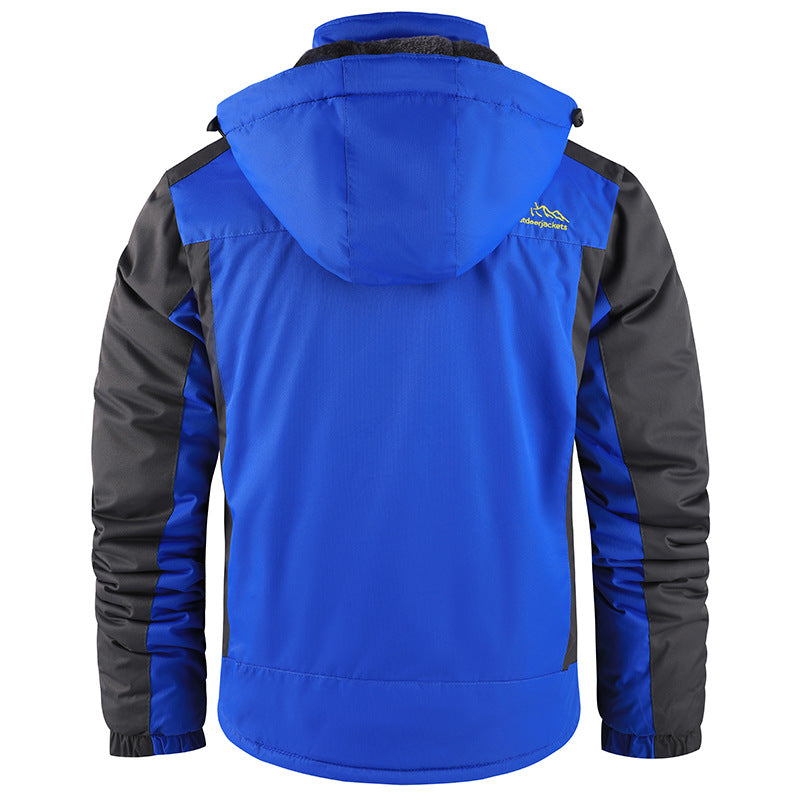 Winter Men's Fleece-lined Thick Outdoor Jacket LuxuryLifeWay Online Store