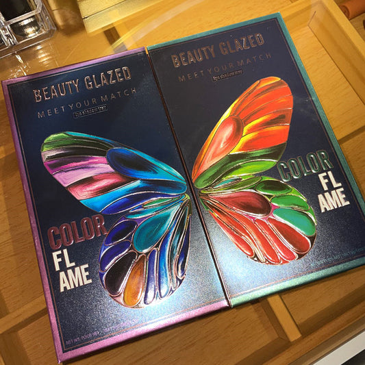 Color Eyeshadow Palette Stage Makeup Sequins CJD2