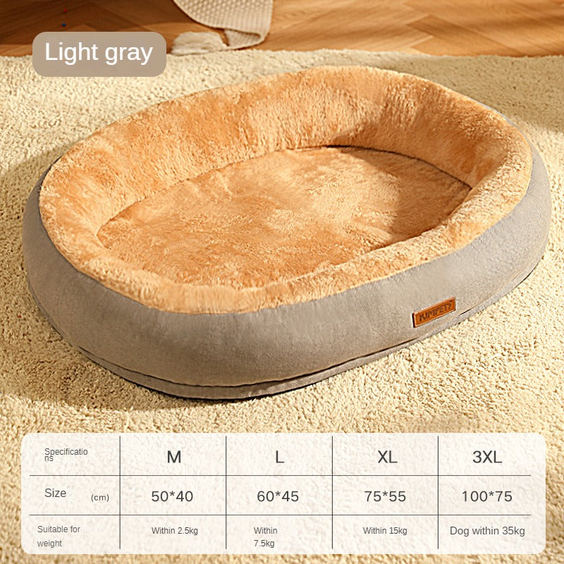Removable And Washable Dog Bed Warm Cat Bed For Sleeping Pets Fashion