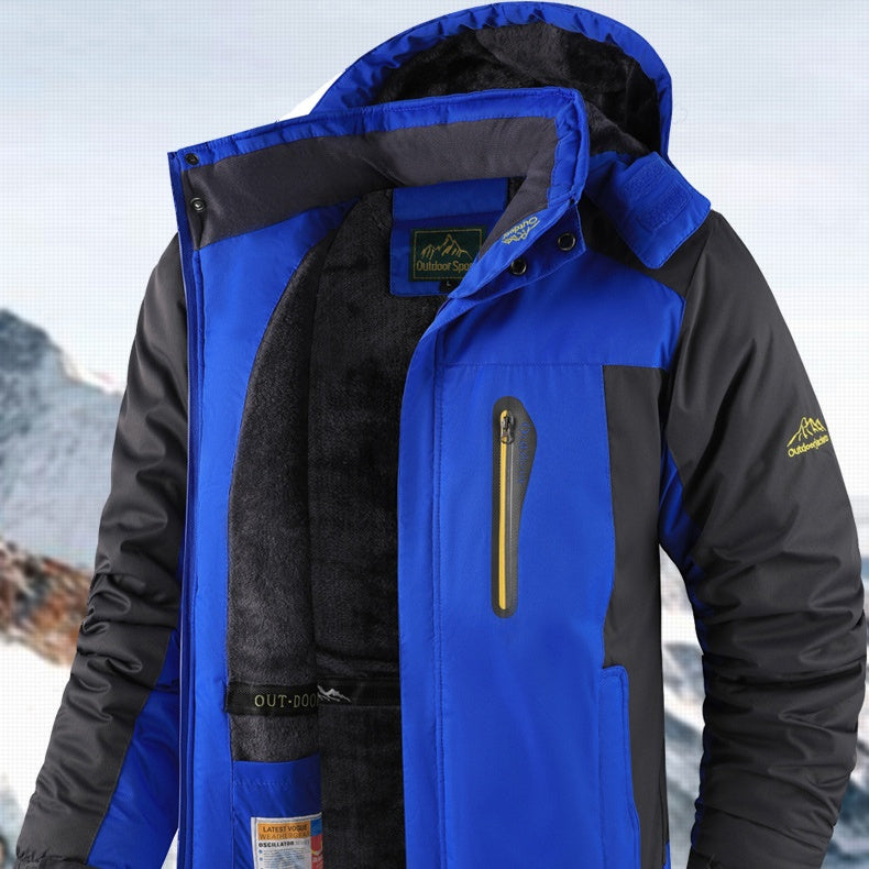 Winter Men's Fleece-lined Thick Outdoor Jacket LuxuryLifeWay Online Store