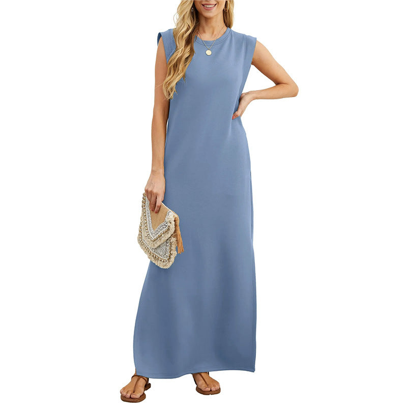 2026 Hot Selling Women's Summer Casual Loose Long Dress NorixaFashion.com