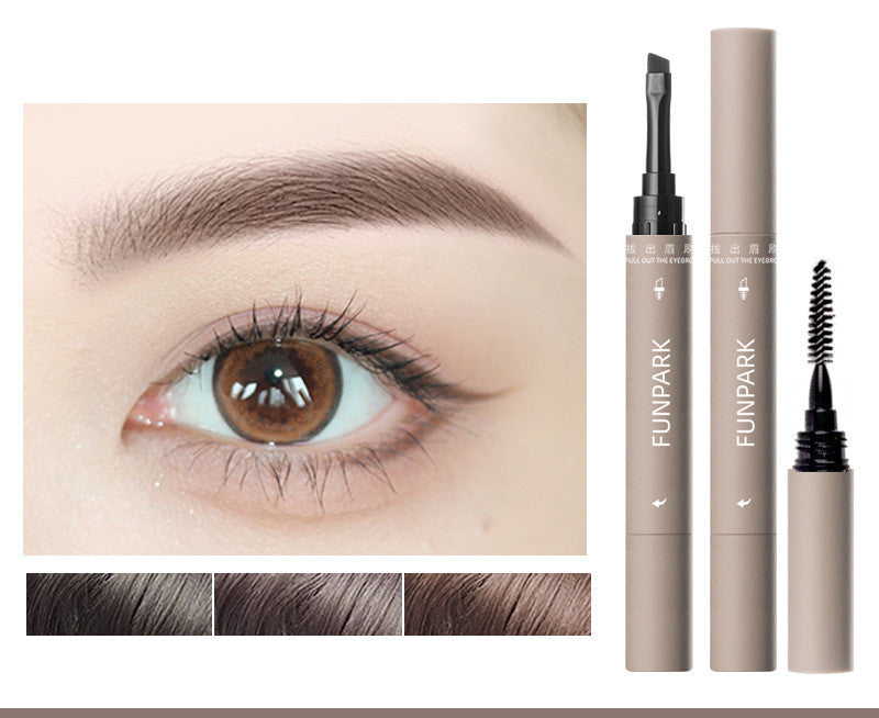 Eyebrow Pencil With Brush Waterproof Smear-proof