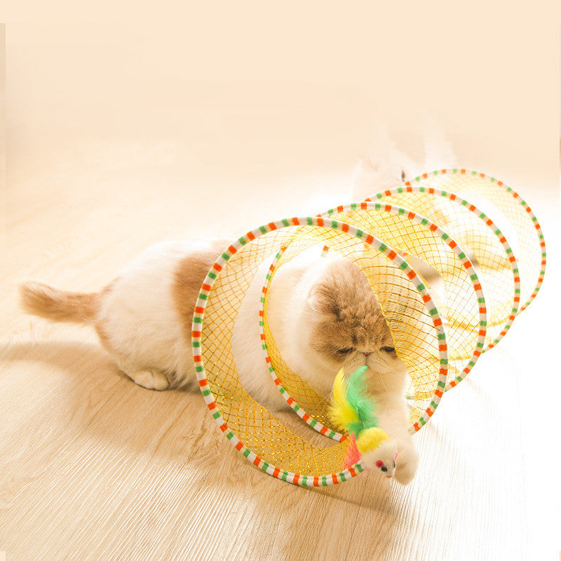 Foldable Storage Of Cat Tunnel Toys Pets Fashion