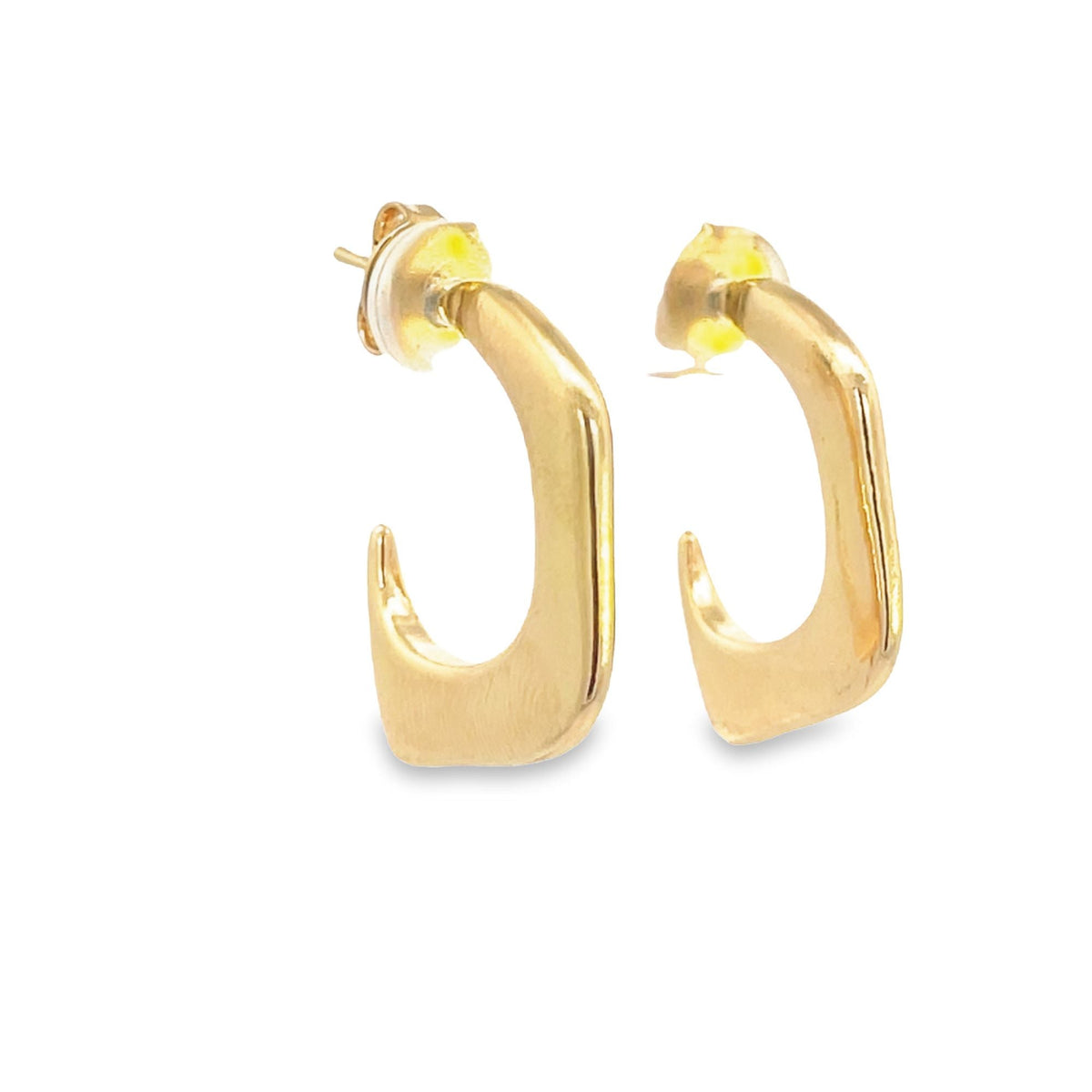 18K Gold Filled Designed Small Plain Stud Earring (L428) LuxuryLifeWay Online Store