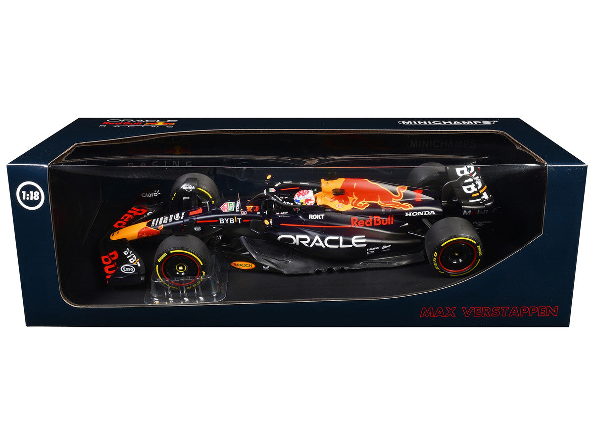 Red Bull Racing RB19 #1 Max Verstappen "Oracle" Winner F1 Formula One "Italian GP" (2023) with Driver Limited Edition to 160 pieces Worldwide 1/18 Diecast Model Car by Minichamps LuxuryLifeWay Online Store