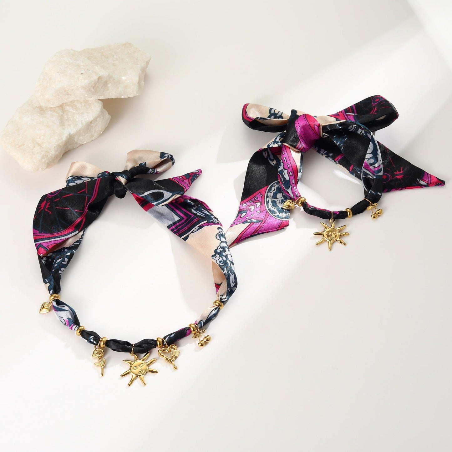 Autumn And Winter Scarf Series Sun Pendant Necklace High Sense LadyShow.Store