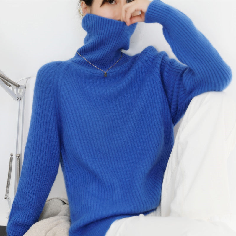 Thick Women Loose Woolen Sweater Women  Autumn LadyShow.Store