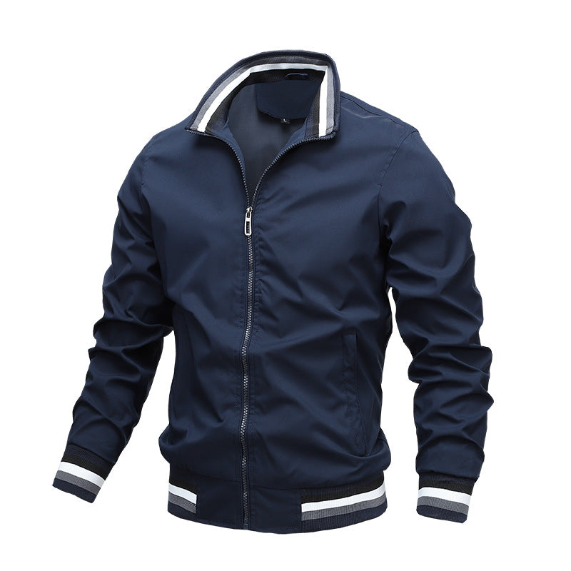 Sports Solid Color Jacket Men's CJD