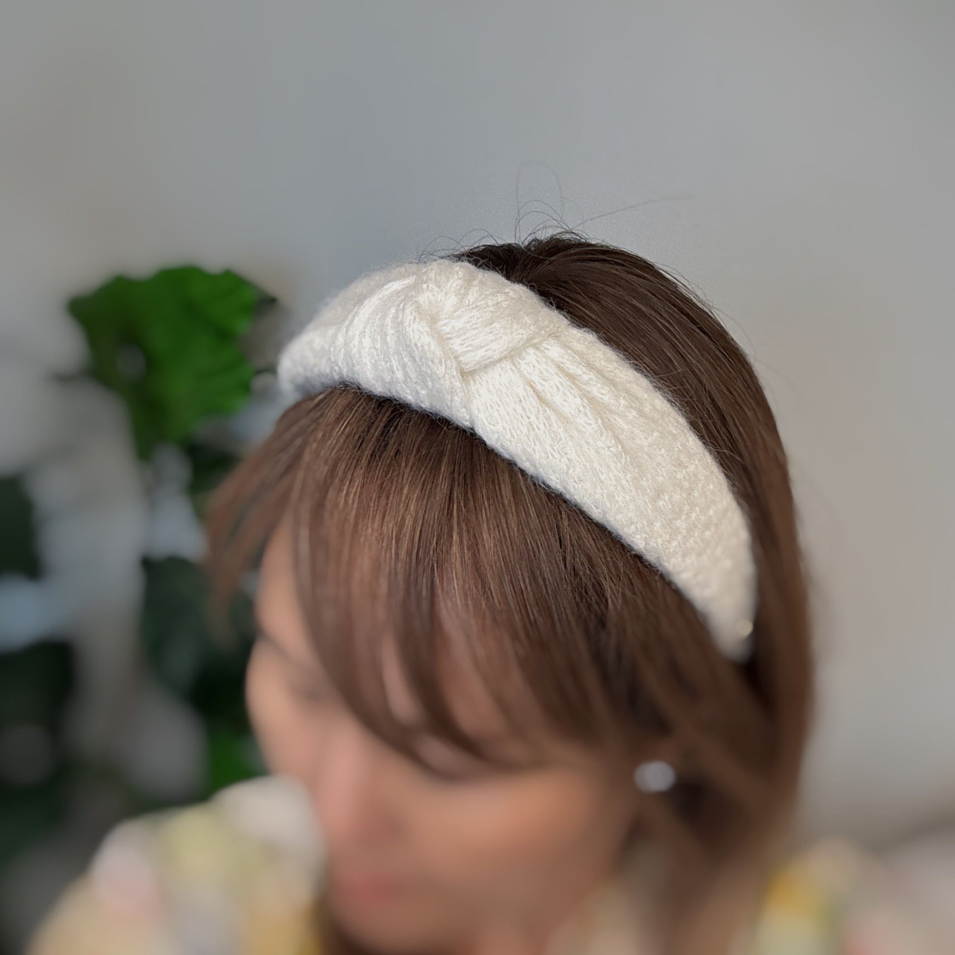 Cabled Knit Knotted Headband LadyShow.Store