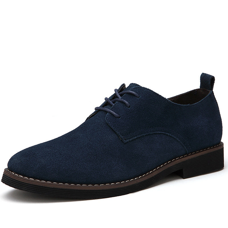 Low to help shallow mouth rubber low heel men's casual shoes Best YouTube Store