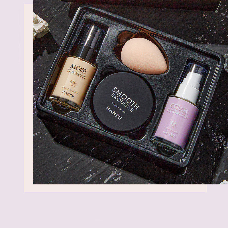 Makeup Set 4Pieces Isolated Powder LadyShow.Store