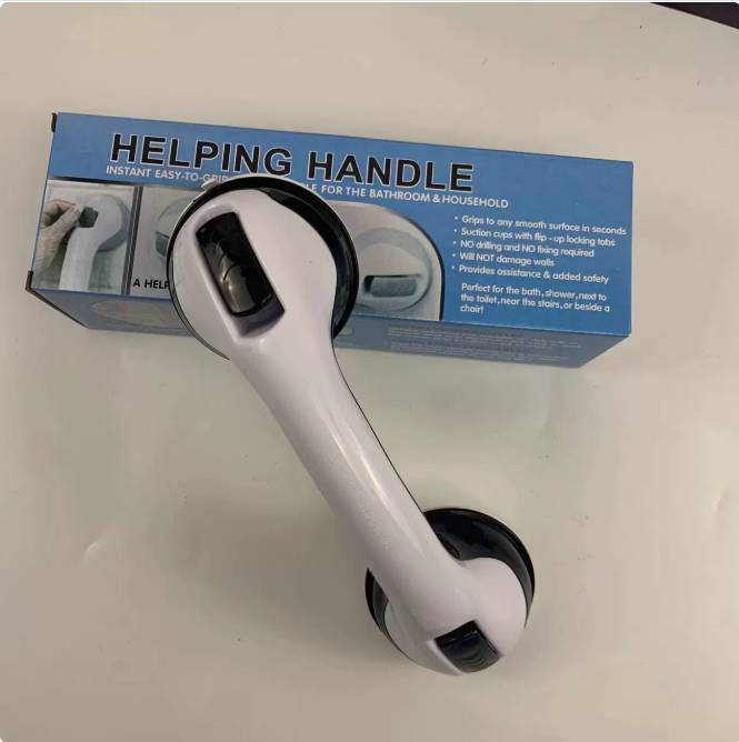 Bathroom Handrail With Vacuum Sucker For Safety Support Pi-Mart