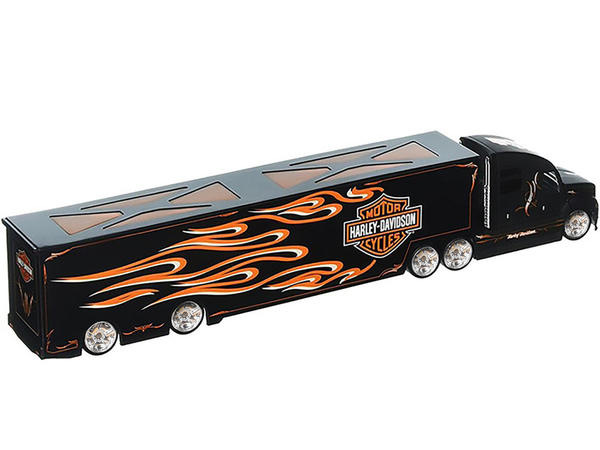 Harley Davidson Custom Hauler Trailer Black "Custom Haulers" Series 1/64 Diecast Model by Maisto LuxuryLifeWay Online Store