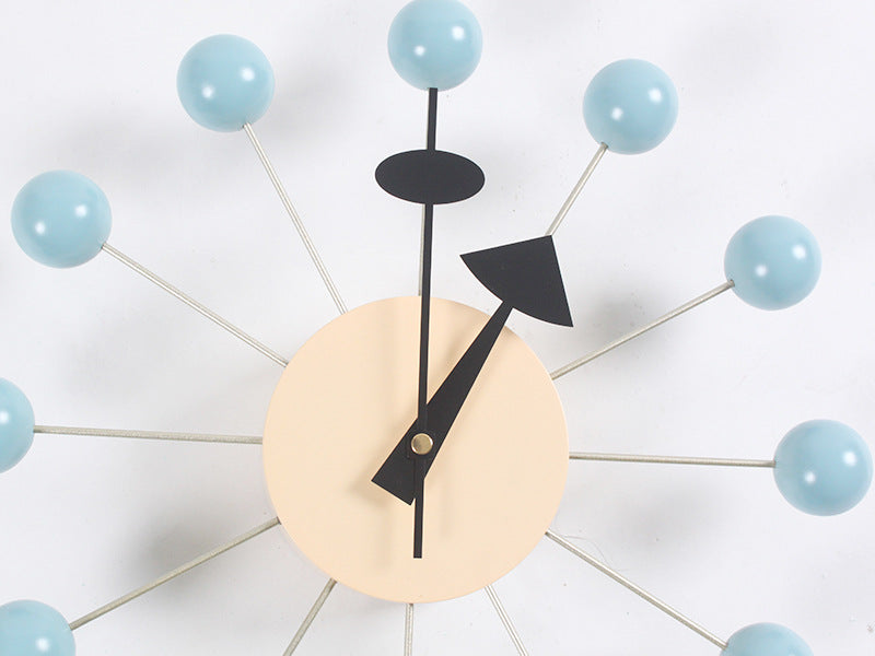 Clock, background wall, wall clock PearlNestDecor.com
