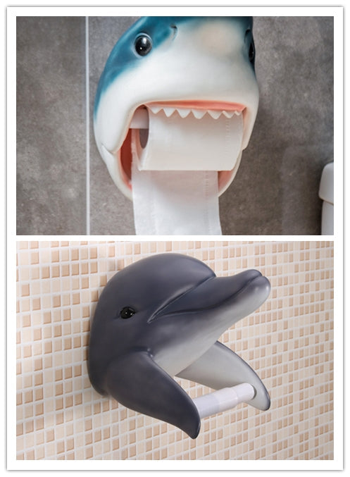 Creative shark tissue holder Best YouTube Store
